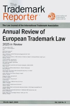 The Trademark Reporter 2026, № 2 (March-April) 